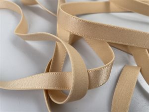 BH strop elastik - lækker kvalitet i nude, 15 mm